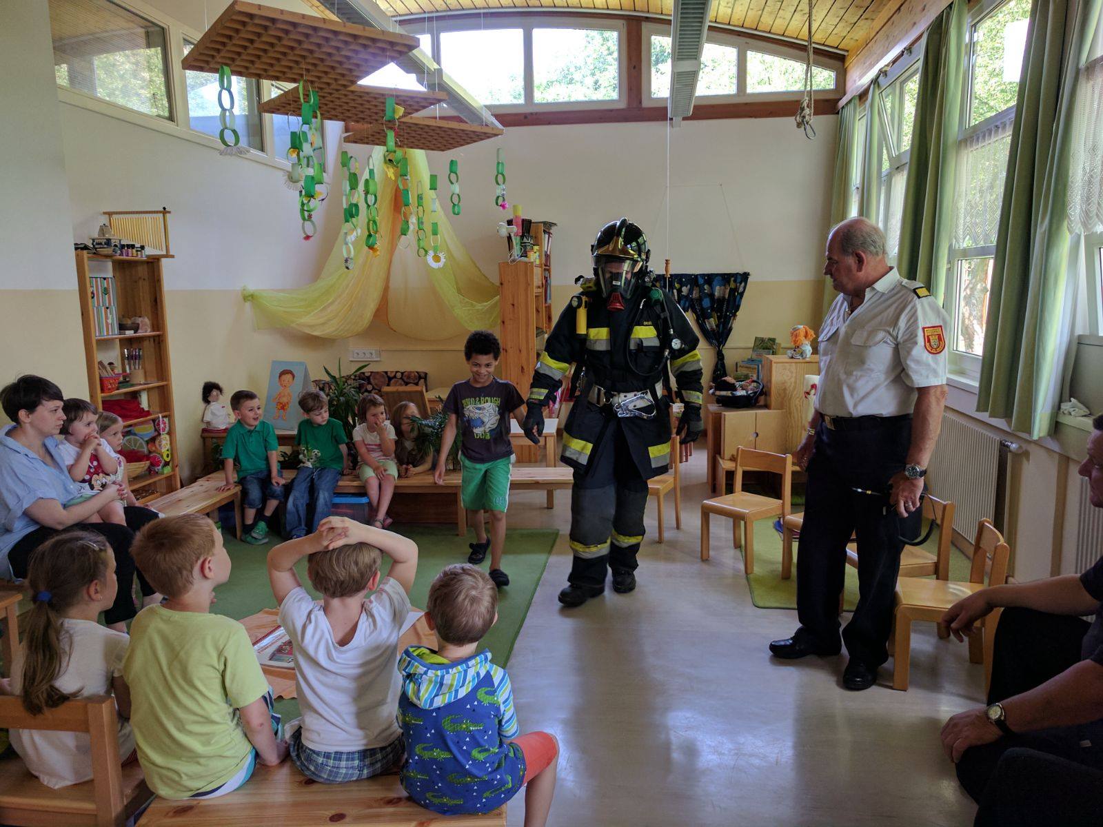 Besuch im Kindergarten