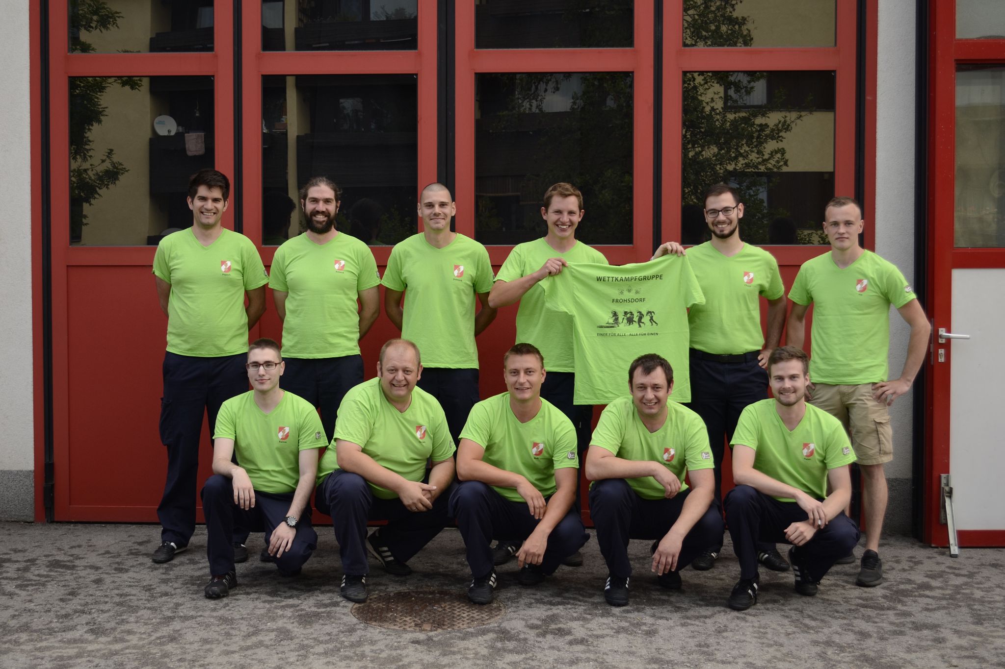 T-Shirts fuer die Wettkampfgruppe