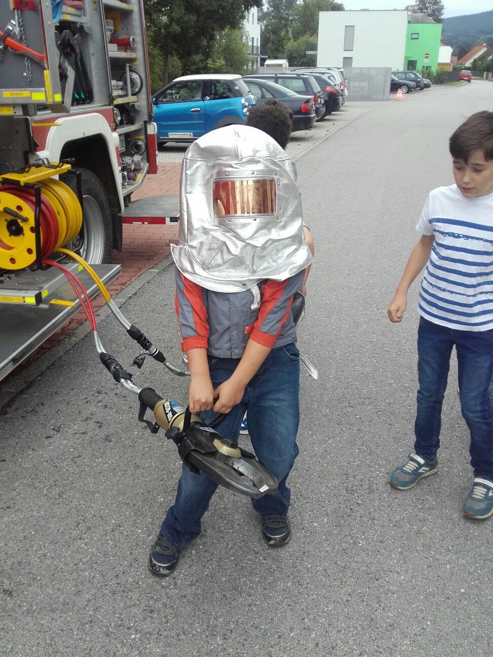 Besuch im Feuerwehrhaus