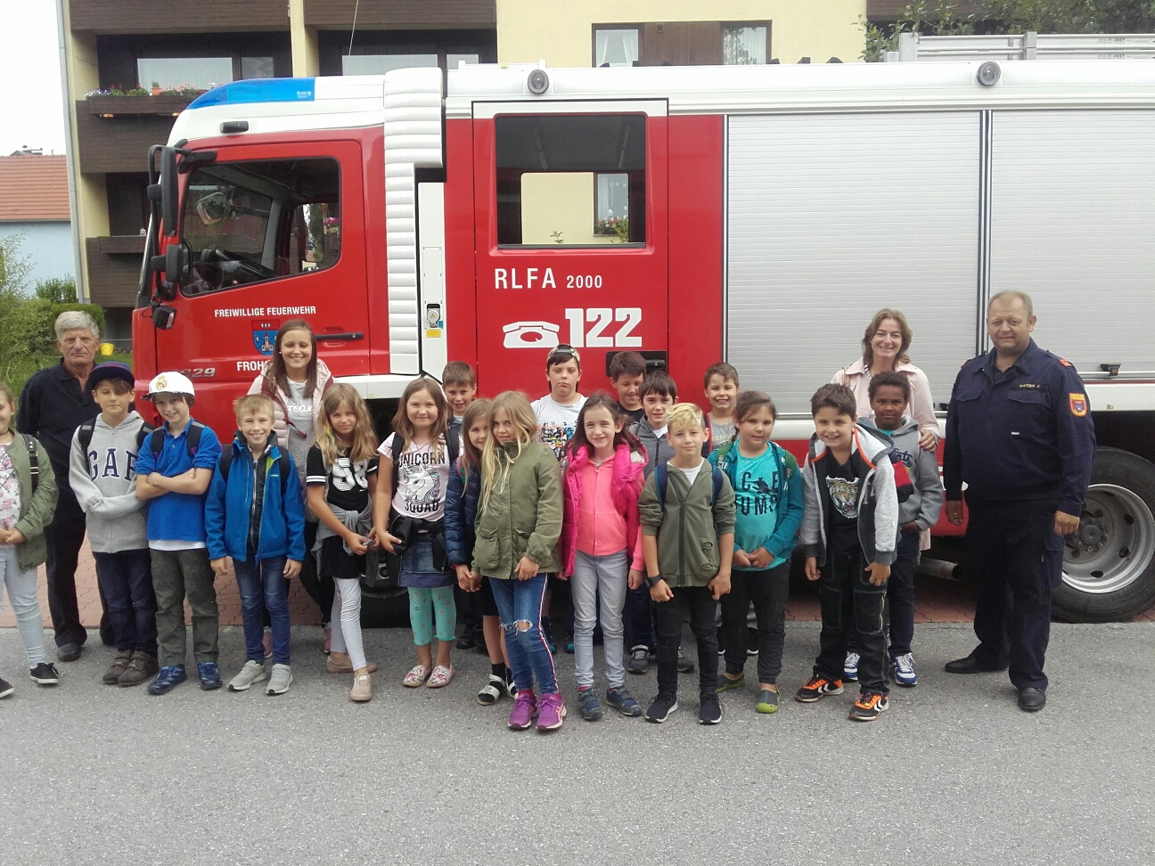 Besuch im Feuerwehrhaus