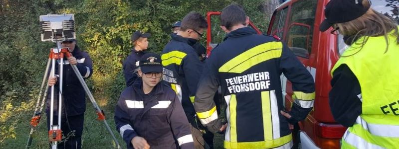 Übung bei der Feuerwehrjugend