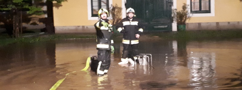 zahlreiche Unwettereinsätze