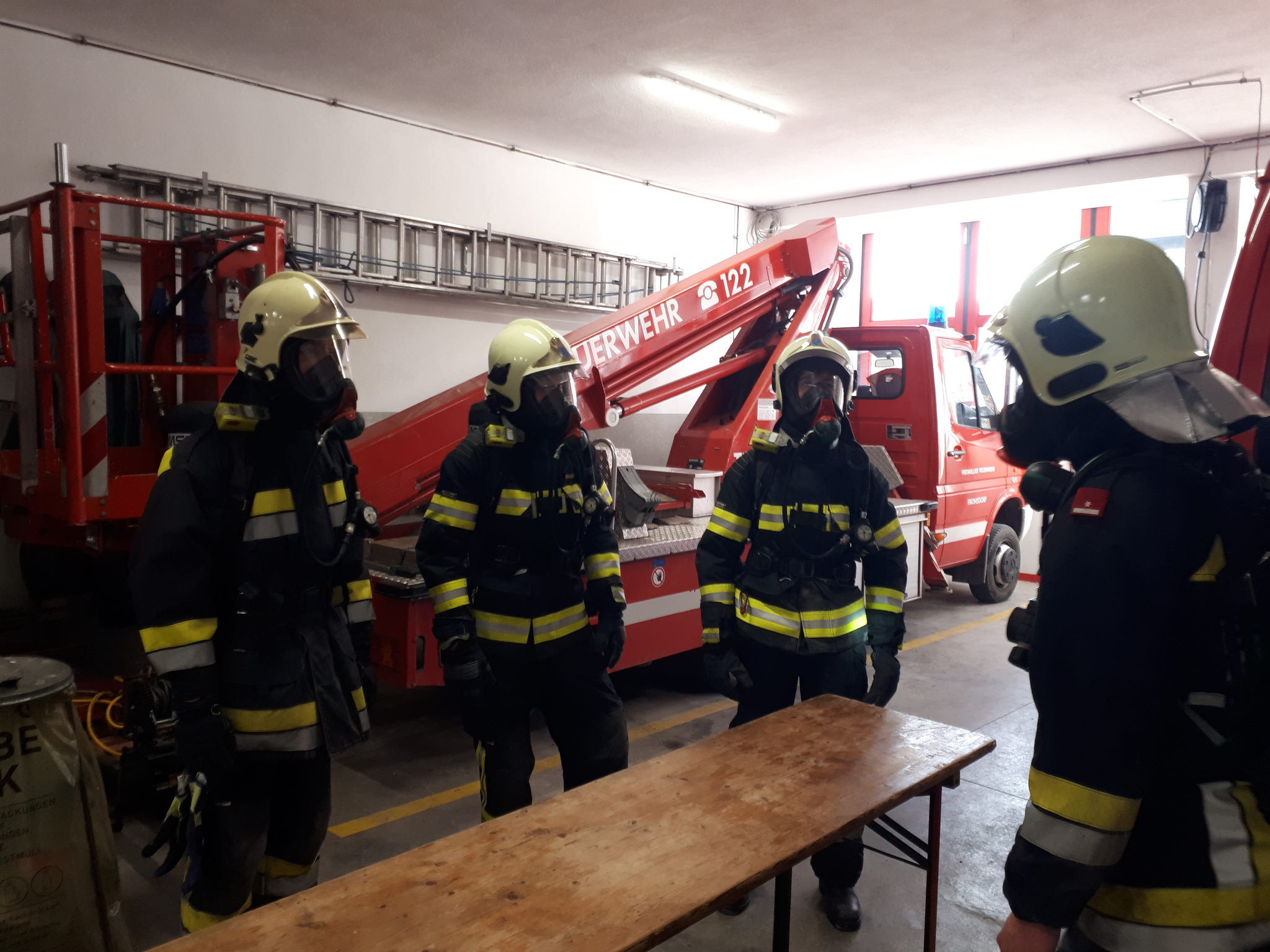 Gewöhnungsübung Atemschutz