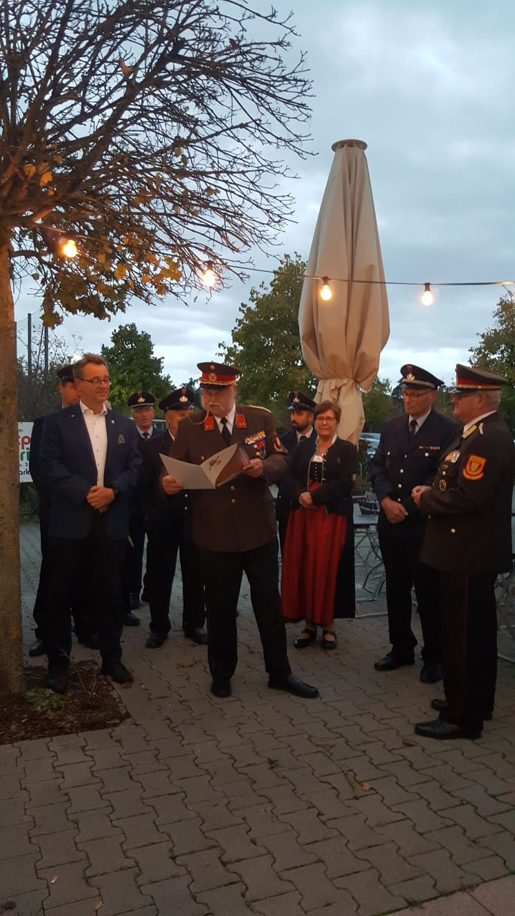 Besuches bei deutschen Feuerwehrkameraden