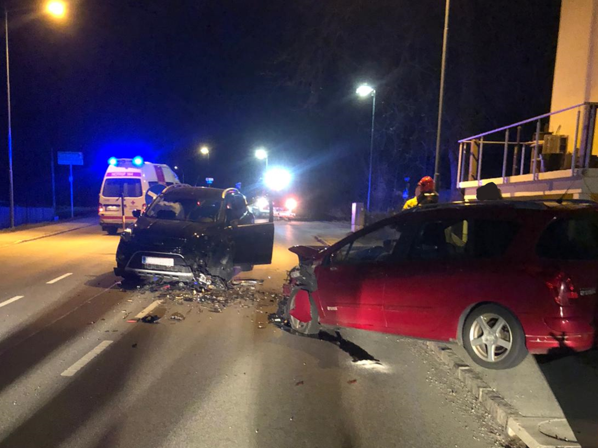 Verkehrsunfall am frühen Morgen