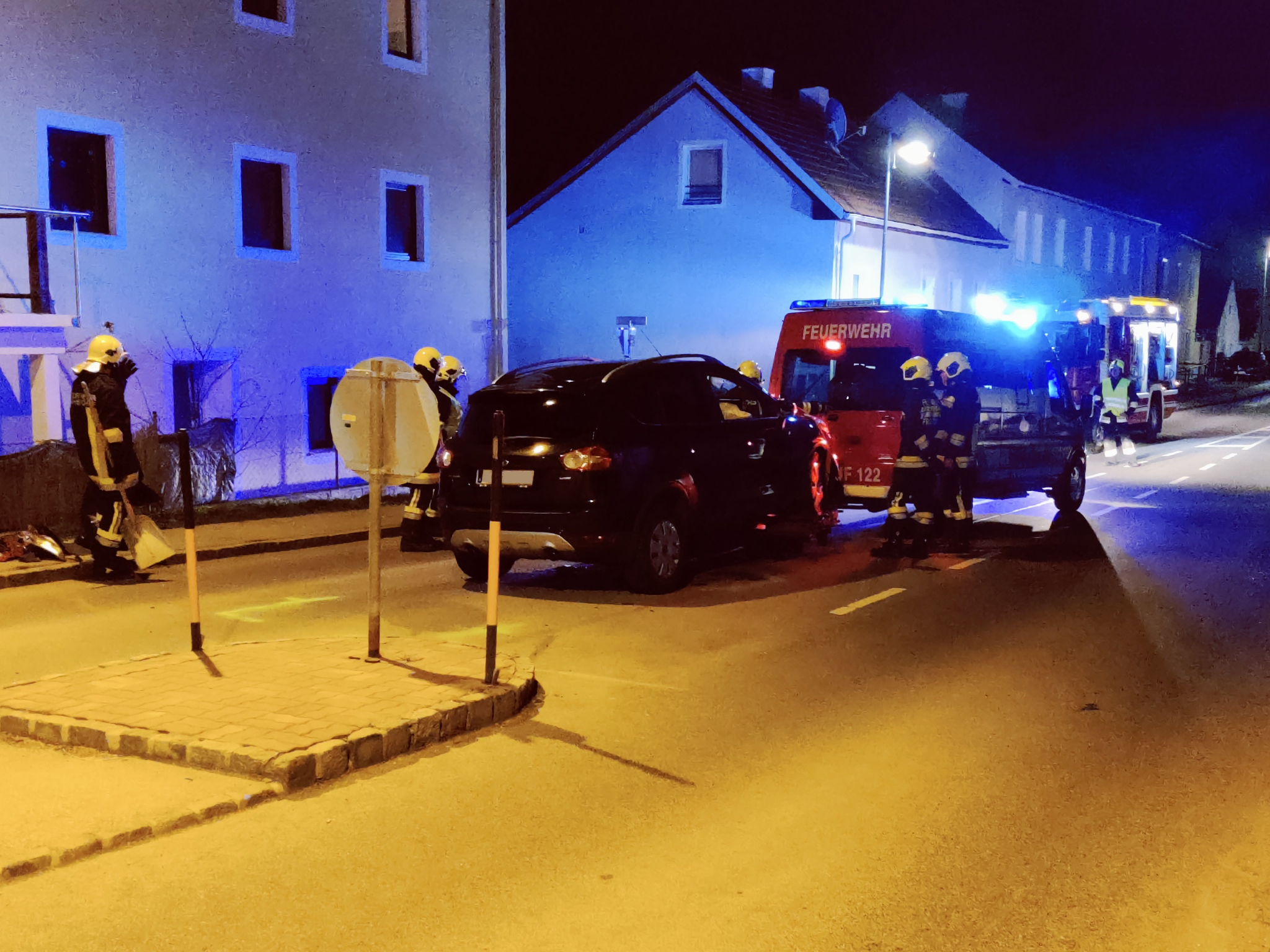Verkehrsunfall am frühen Morgen