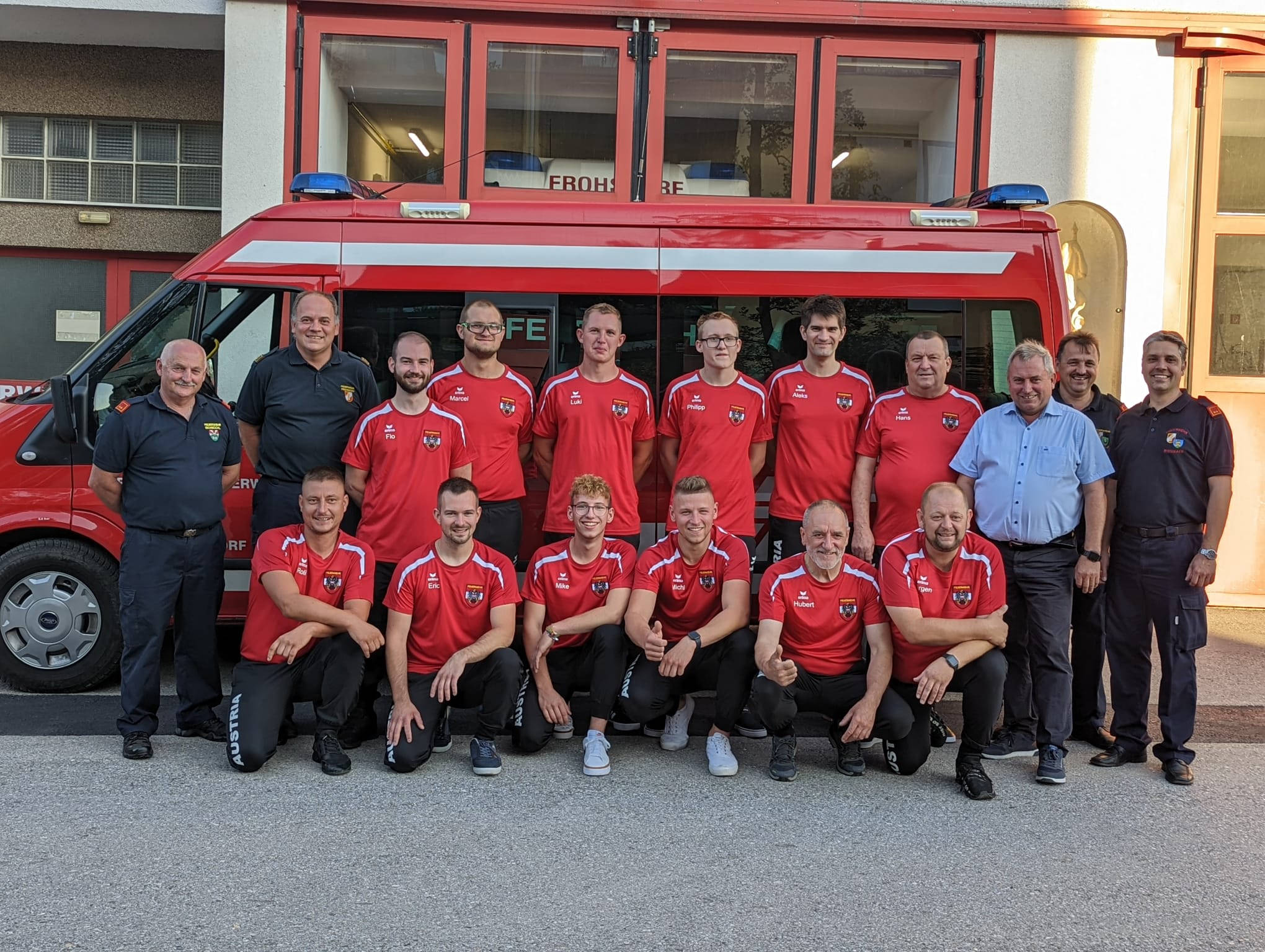 Verabschiedung internationaler Feuerwehrsport CTIF