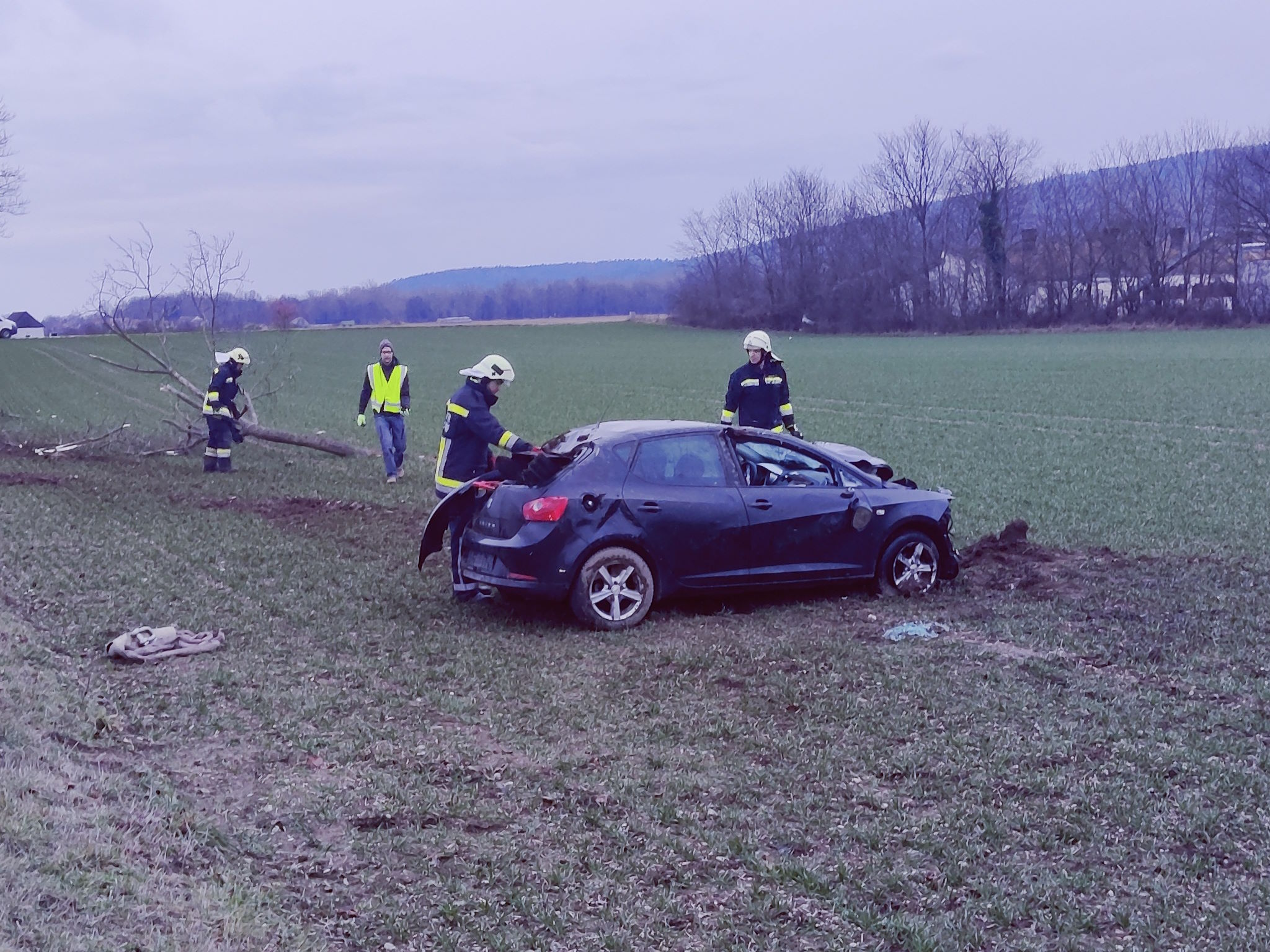 Fahrzeugüberschlag 