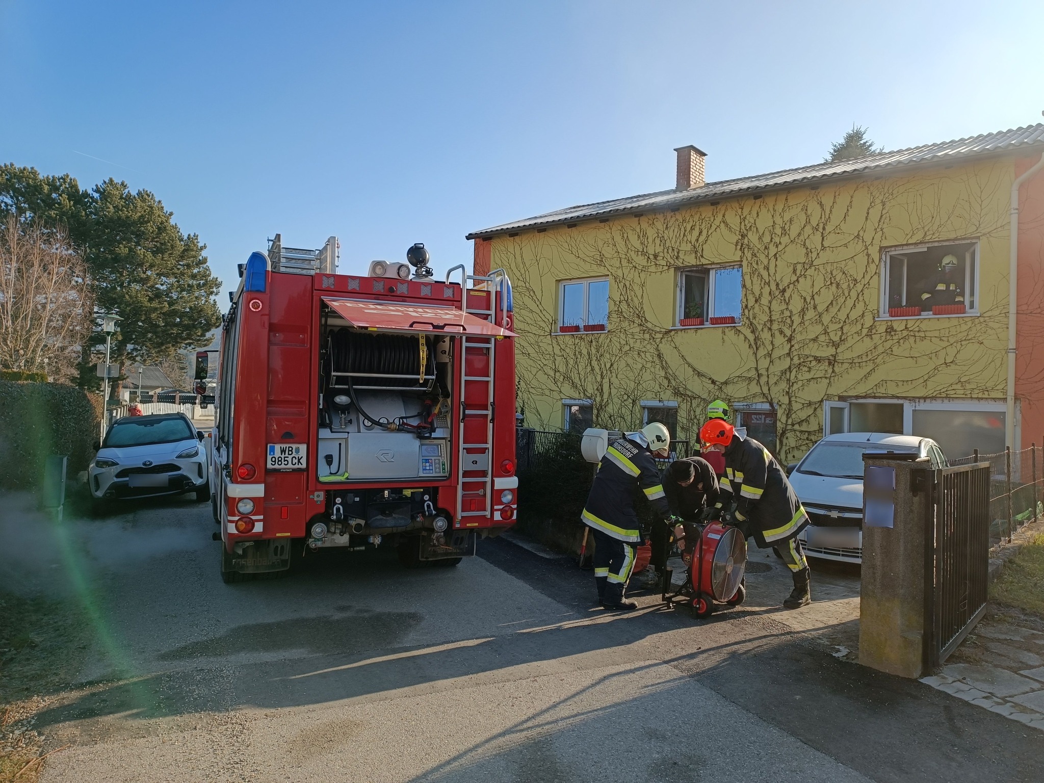 Brandverdacht am Valentinstag