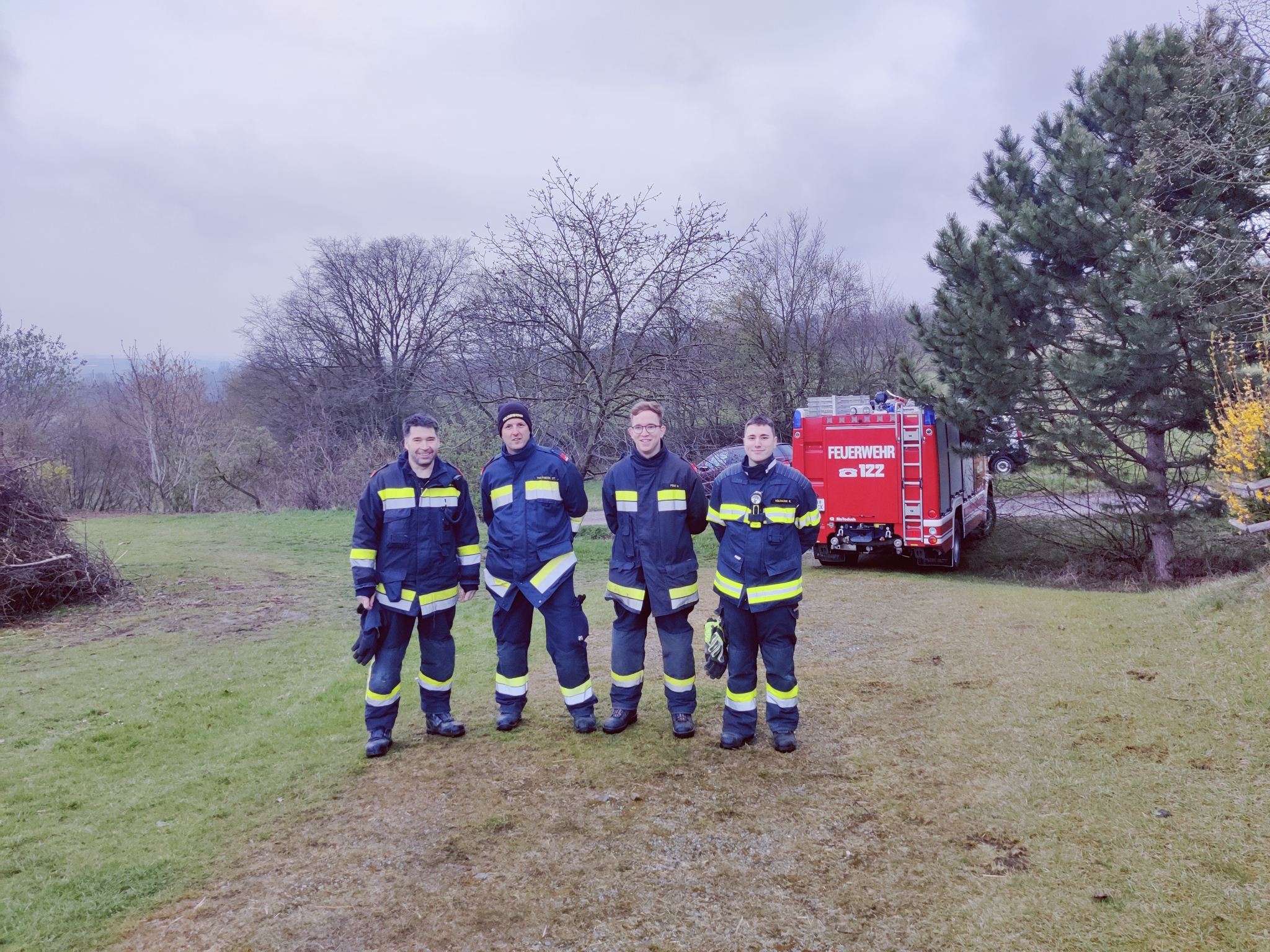 Brandsicherheitswache bei Osterfeuer