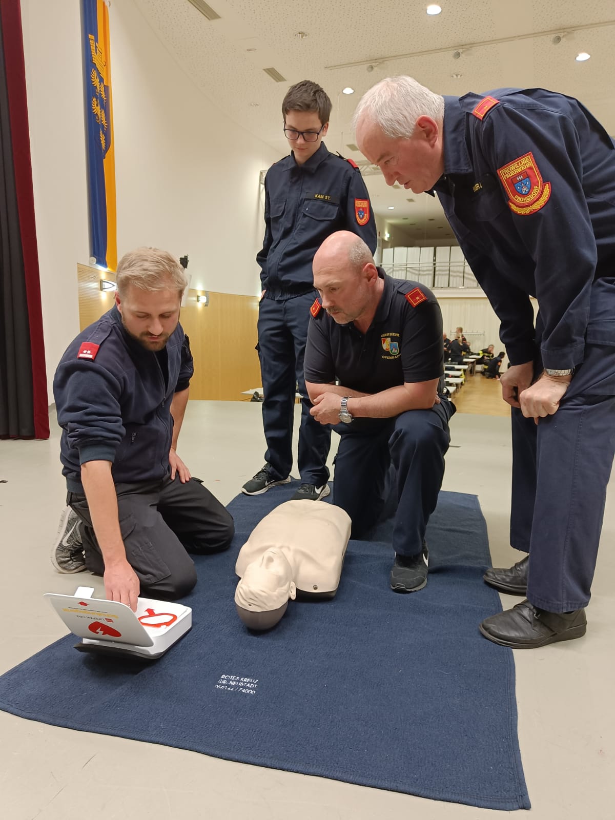 Schulung Defibrillator