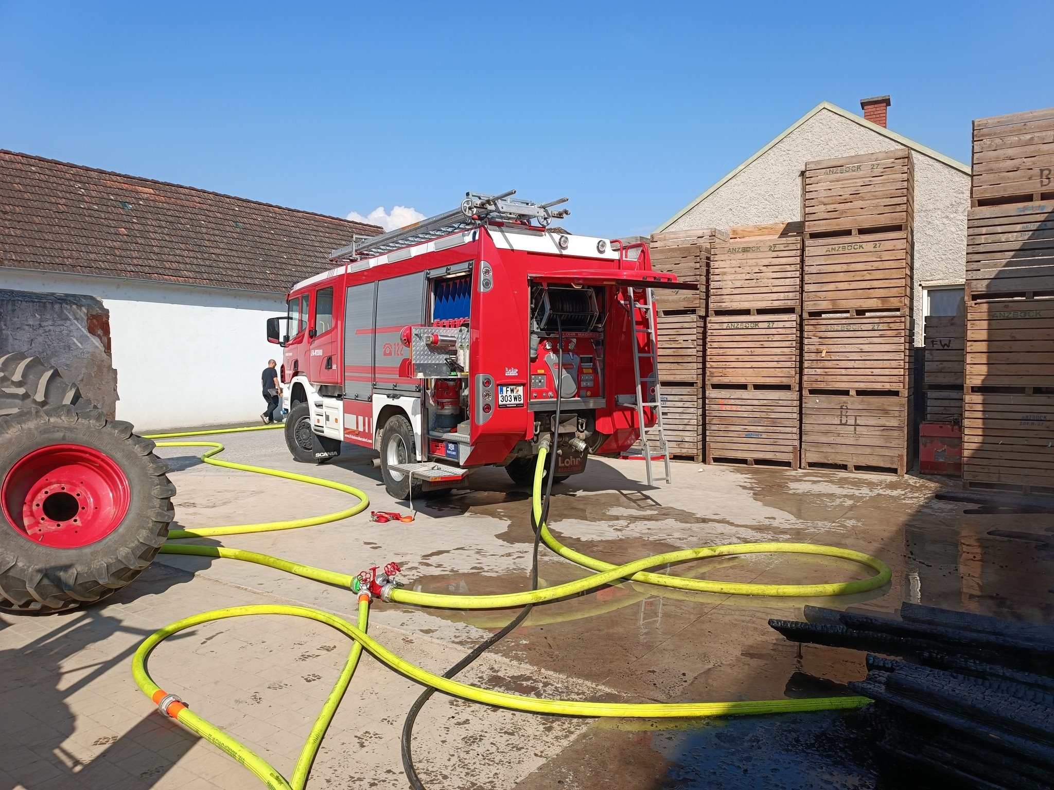 B1 Brandeinsatz