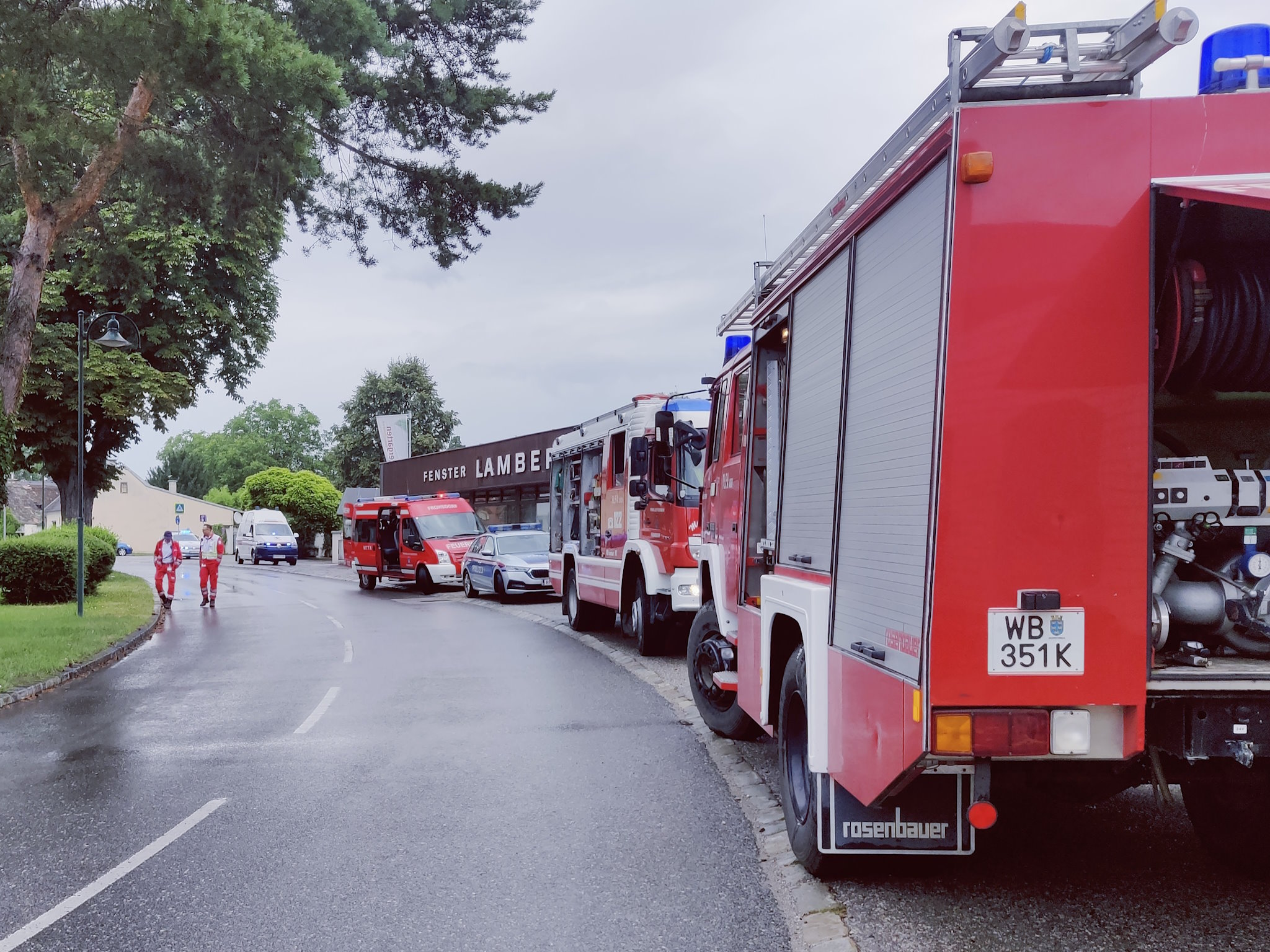 Brandverdacht in Gewerbebetrieb