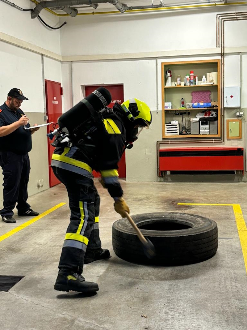 Leistungstest für Atemschutzträger