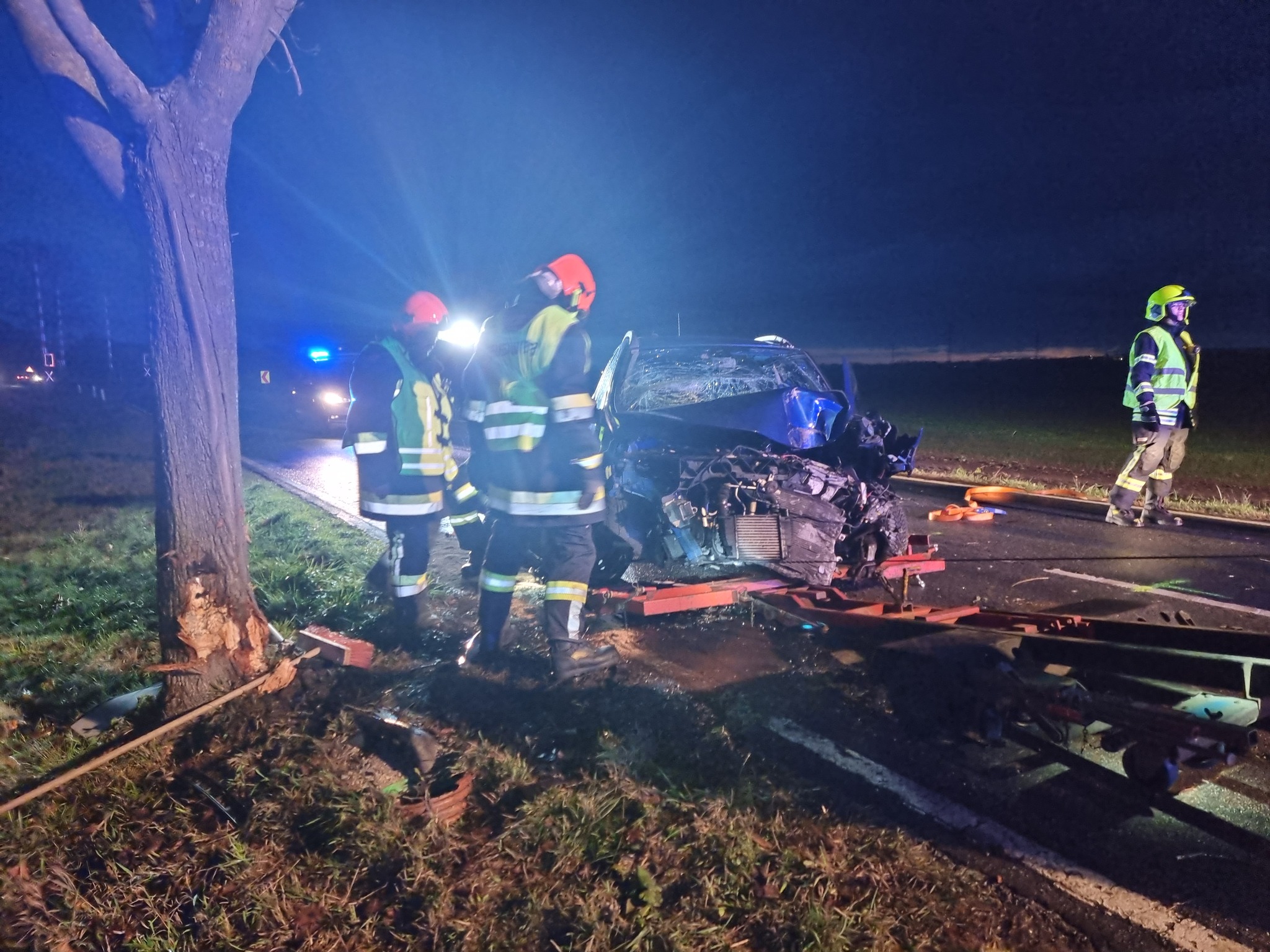 PKW gegen Baum