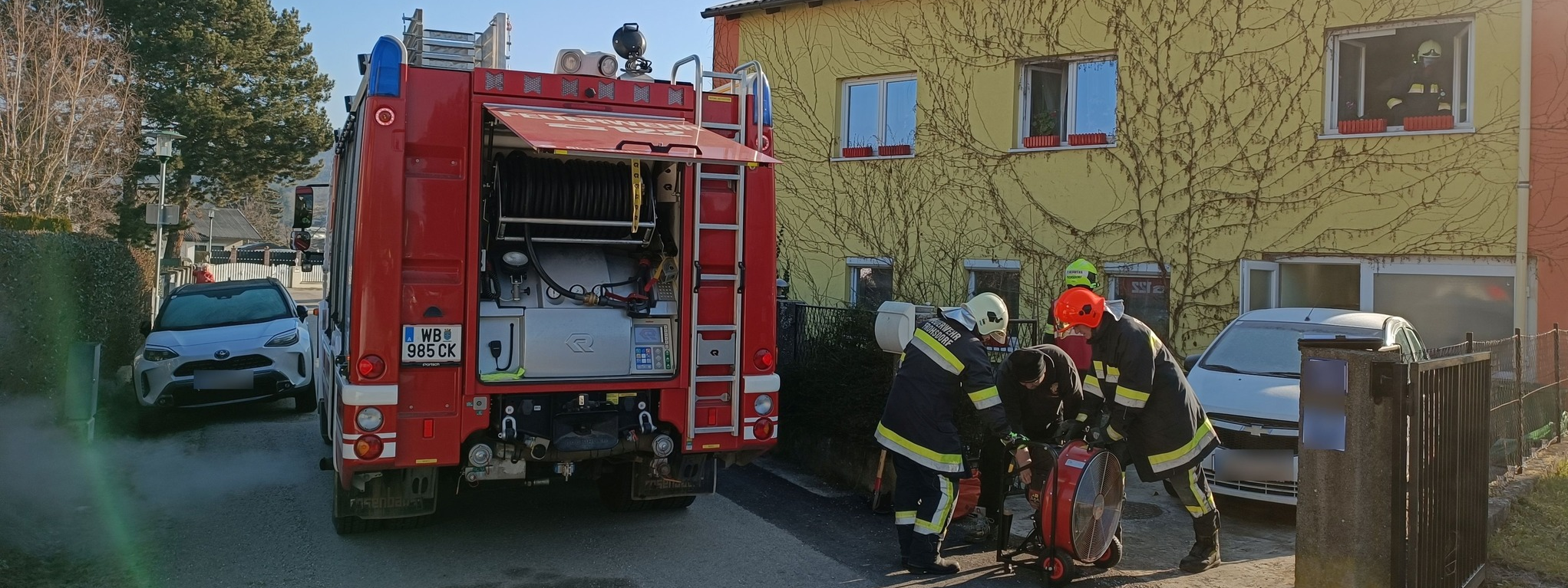 Brandverdacht am Valentinstag