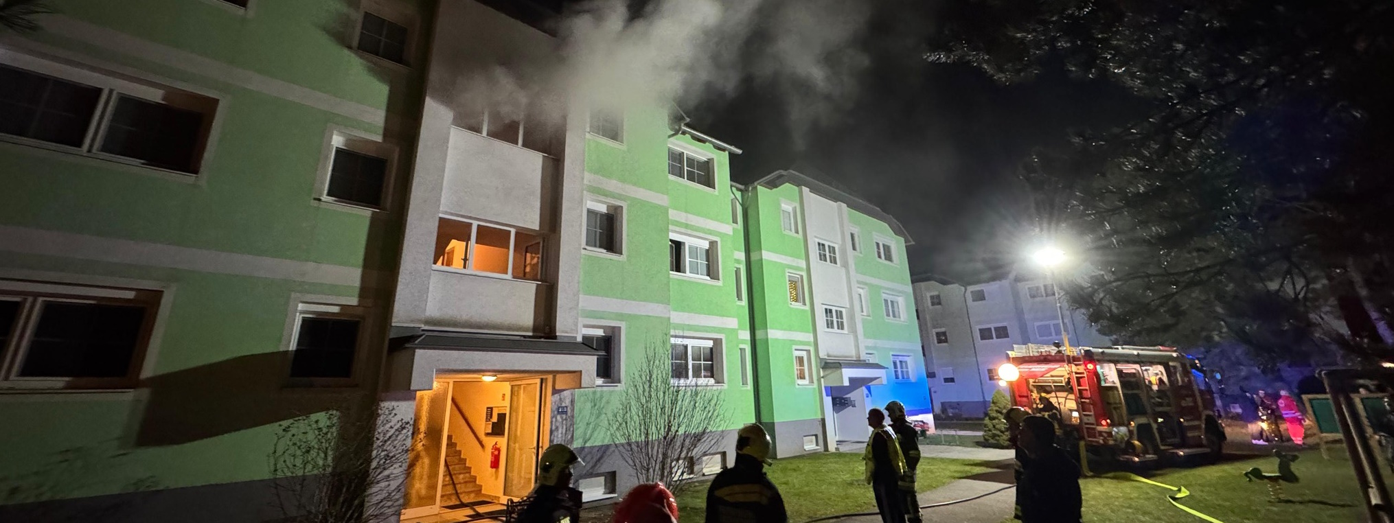 B2 Wohnungsbrand