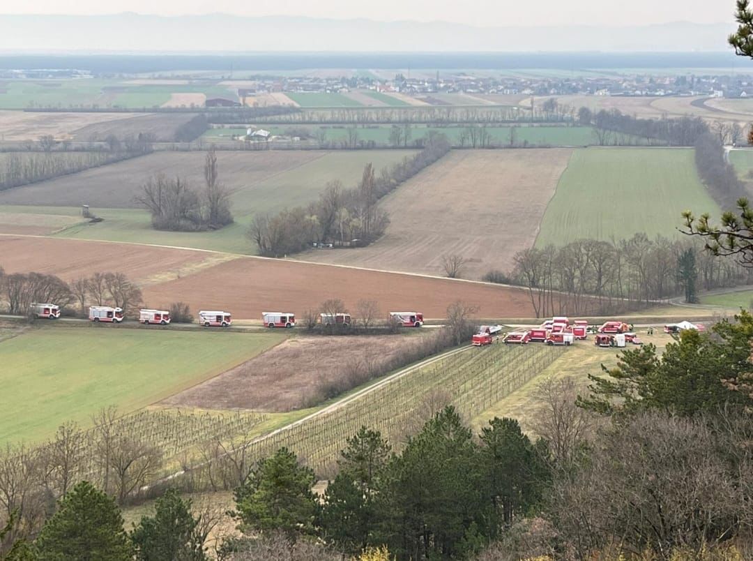 Waldbrandübung in Weikersdorf