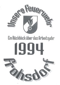 Deckblatt Jahresrückblick 1994