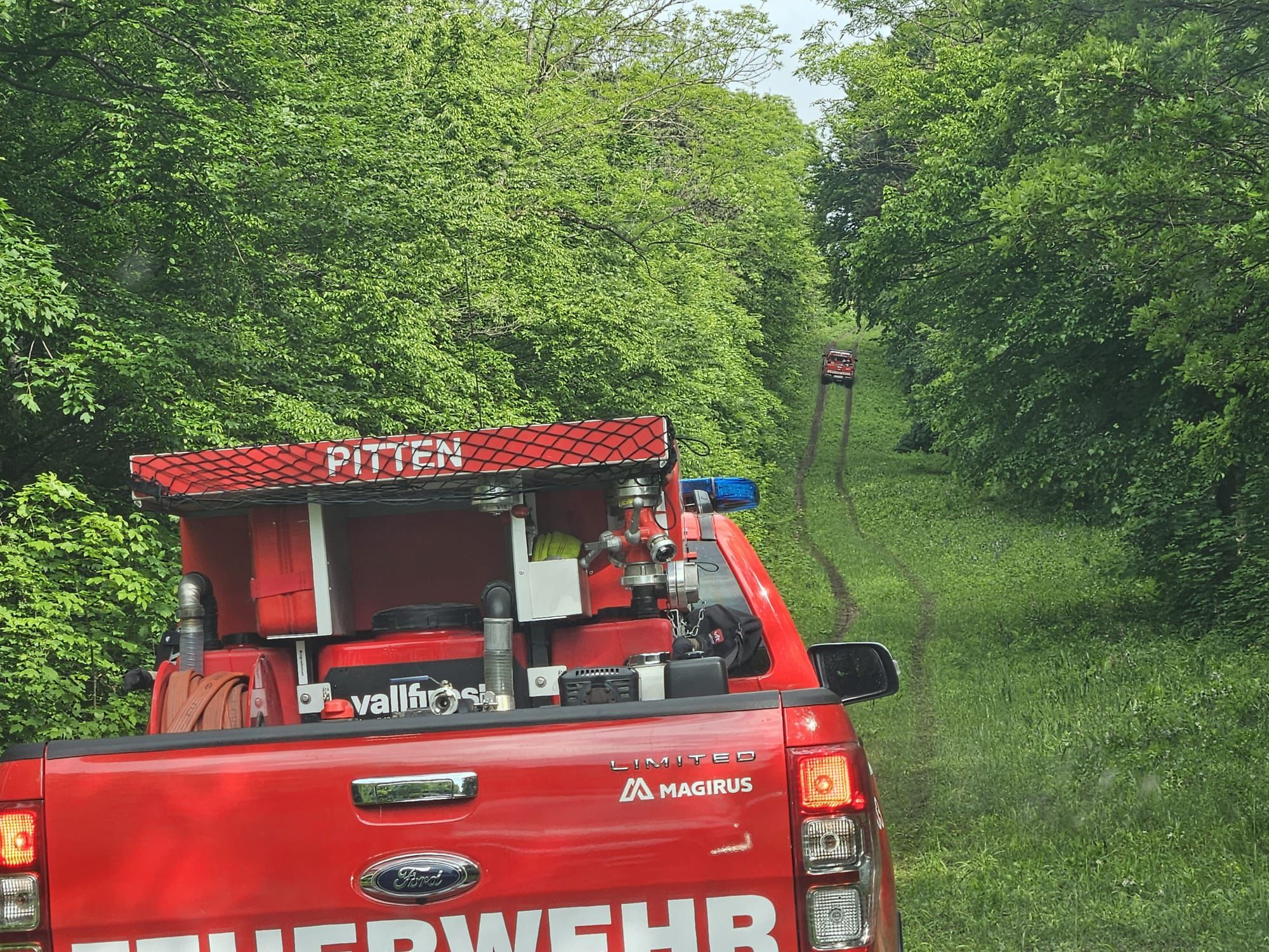 Zugsübung - Sonderdienst Waldbrand